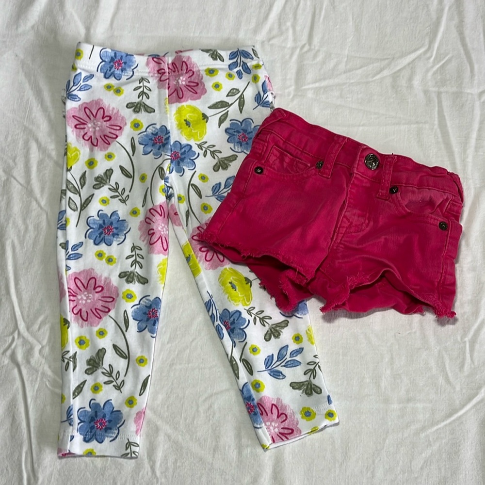 18M shorts and leggings bundle